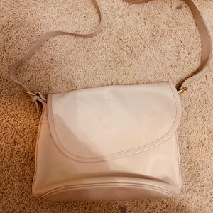 Vintage cream Coach cross body